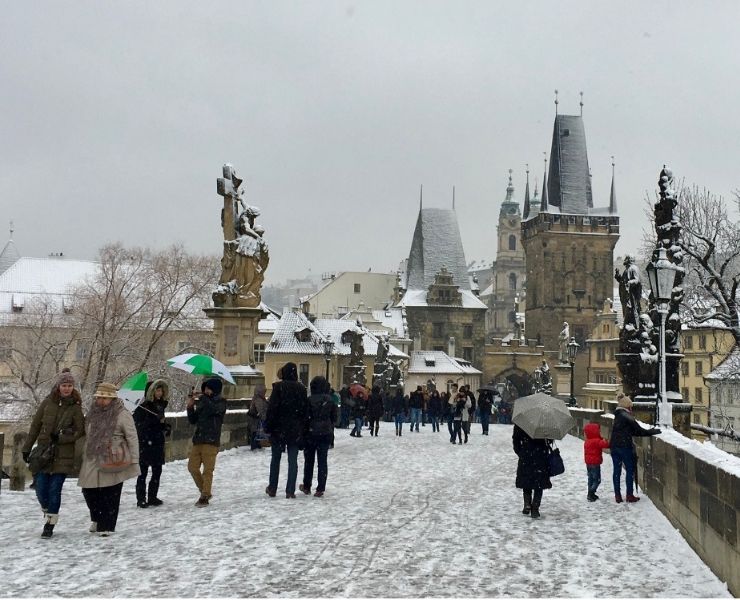  the CHARLES BRIDGE - Karlův Most in Prague