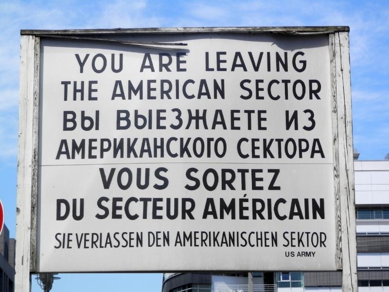 Checkpoint Charlie in Berlin