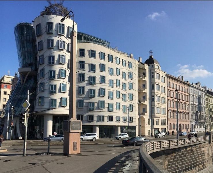 The Dancing House in Prague