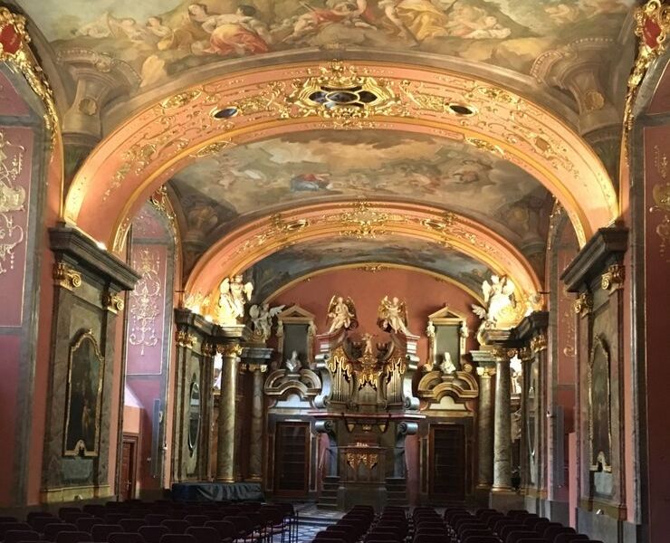 Visiting the Mirror Chapel is one of the best things to do in Prague in winter