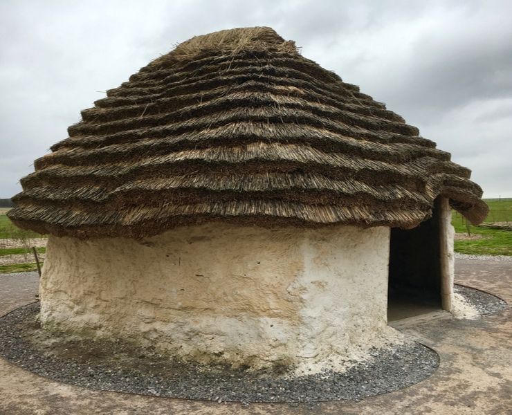 Iron Age home at Stonehenge.