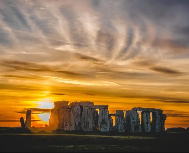 summer solstice at Stonehenge.