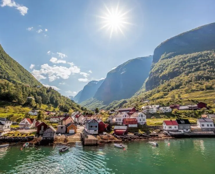 The beautiful village of Undredal