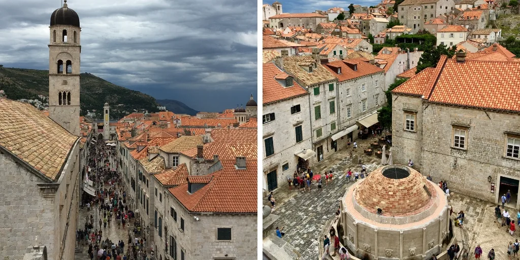 Dubrovnik old city in Croatia