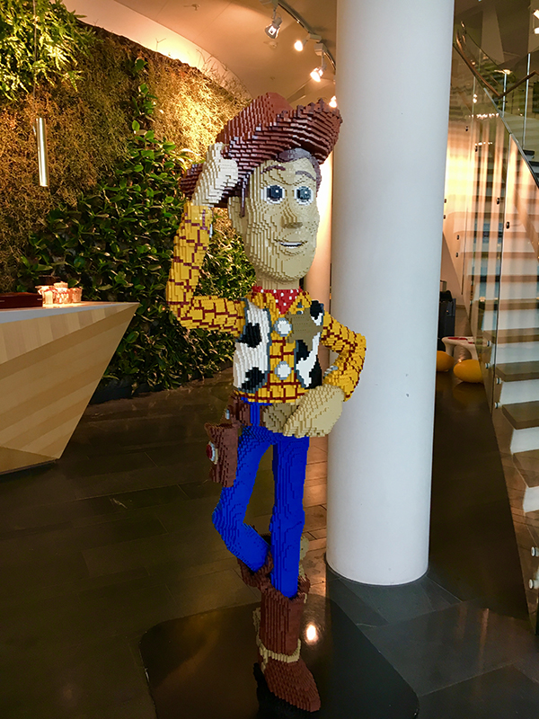 lego Woody statue