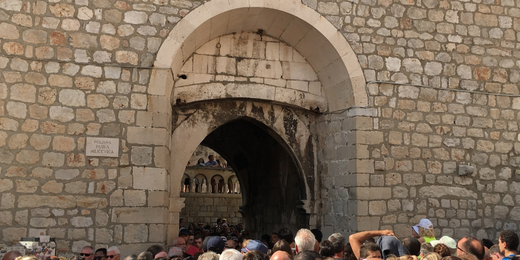 Pile gate in Dubrovnik.