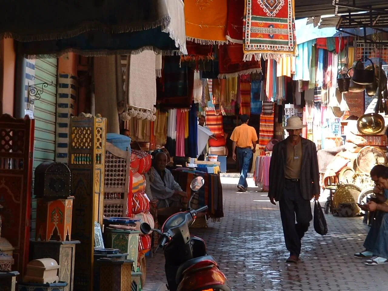 A market in Morocco