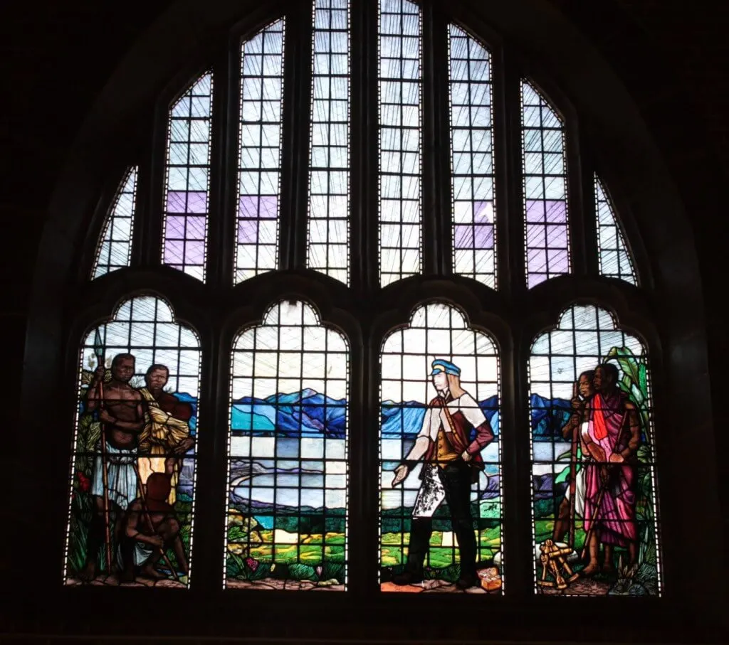 Livingstonia stained glass window
