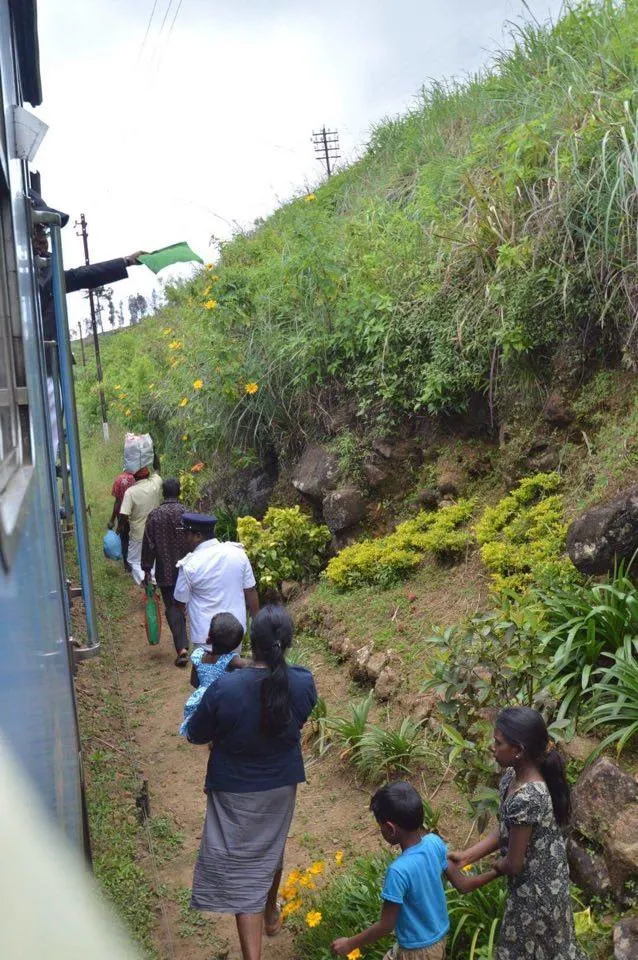 walking-beside-a-train-in-Sri-Lanka