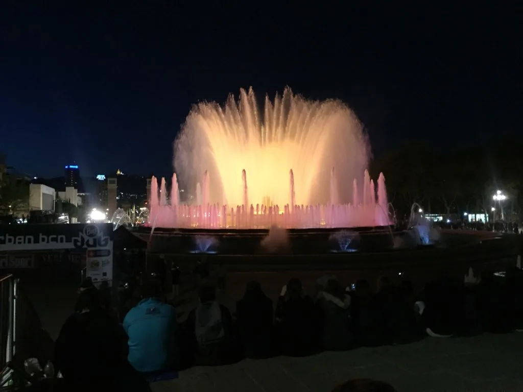 madrid water show