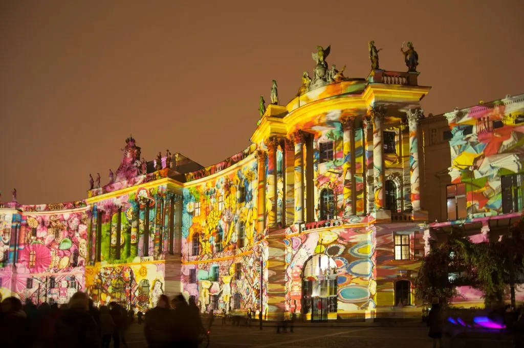 Berlin light show
