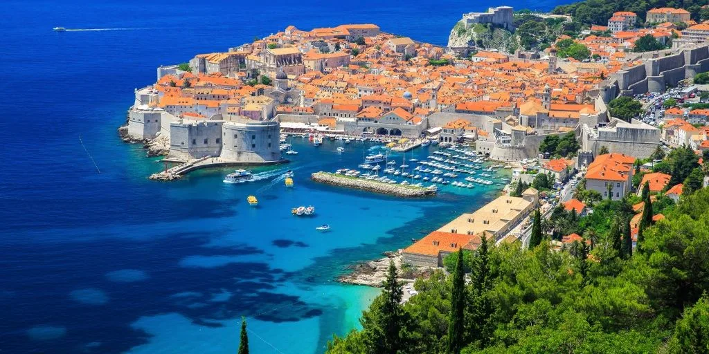 Croatia itinerary - view of Dubrovnik