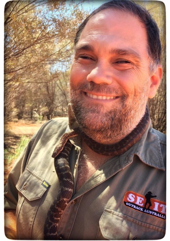 Gary from Seit Outback Tours on our bushtucker tour
