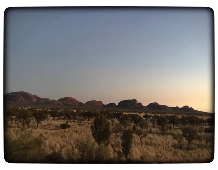 sunrise at Kata Tjuta