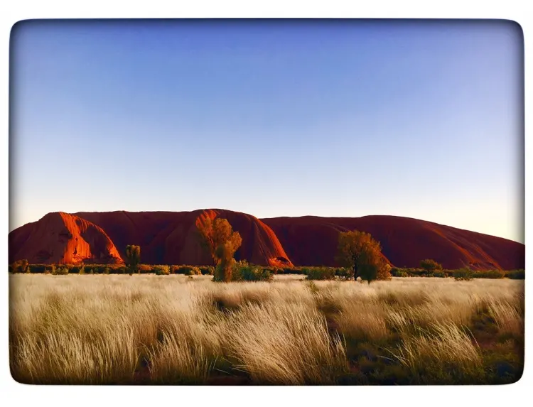 Uluru at sunset