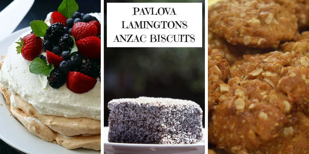 PAVOLVA LAMINGTONS AND ANZAC BISCUITS