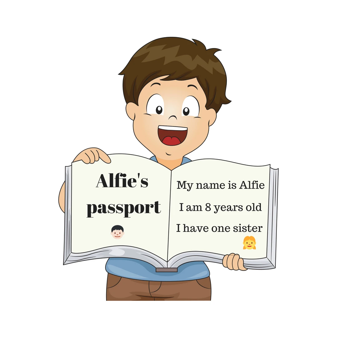 a book about me is a great way to support children emigrating