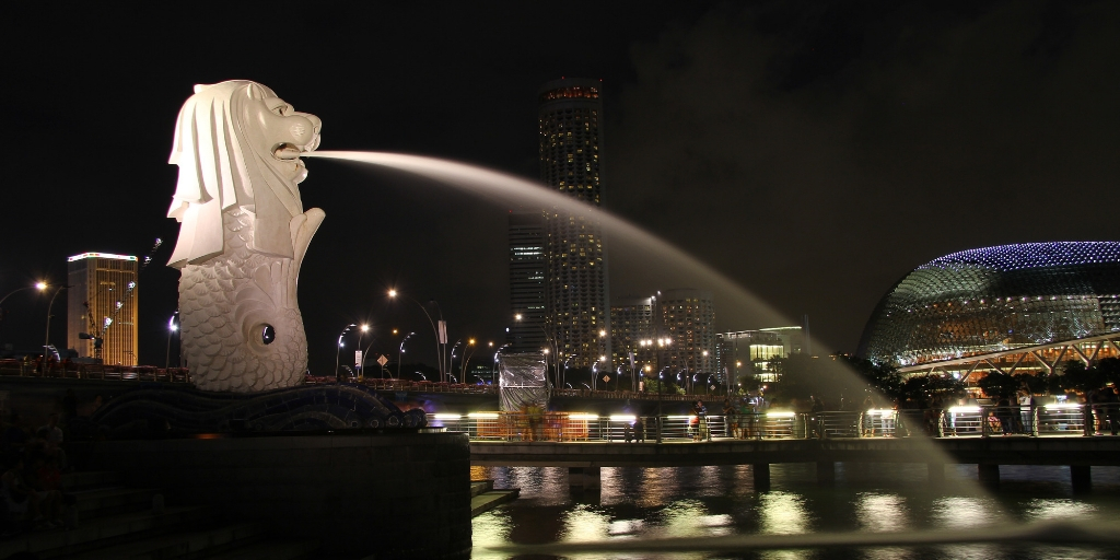 merlion in singapore is often used as a Singapore film location