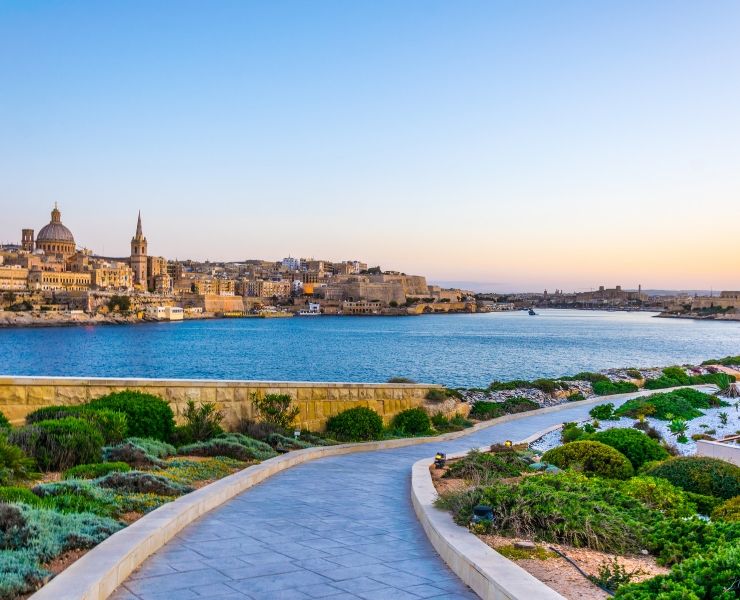 View of Valletta.