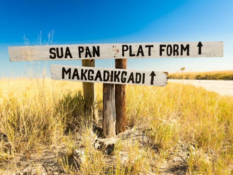 Salt Pans in Botswana