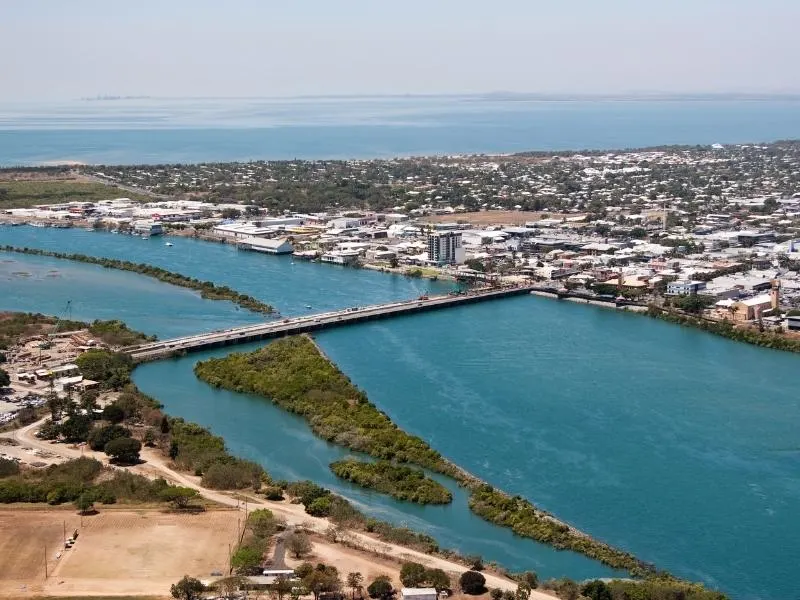 Aerial view of Mackay Qeensland