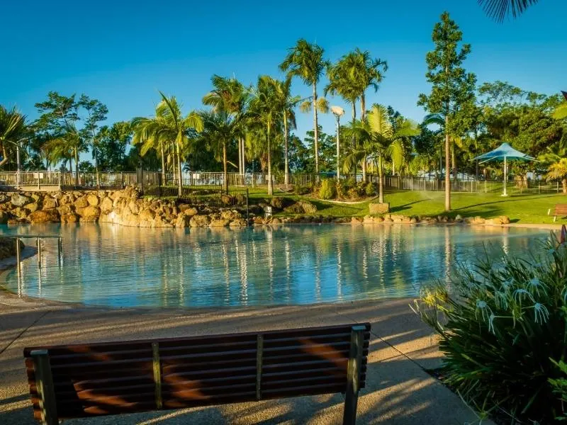 Bluewater lagoon in Mackay Queensland.