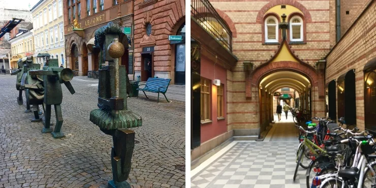 Street sculptures in Malmo