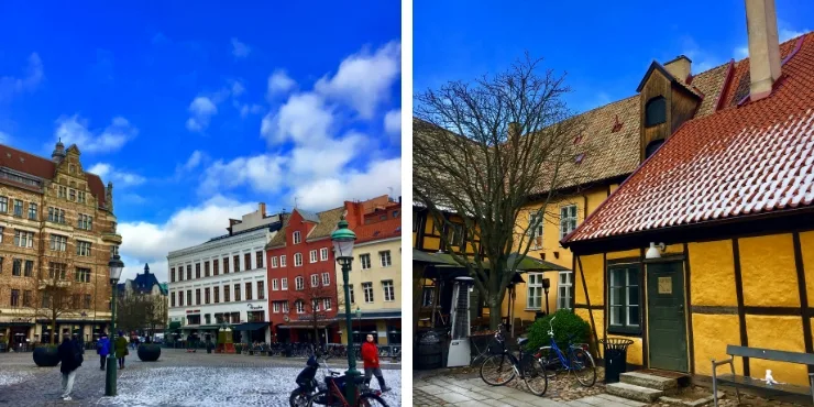 Pretty houses in Malmo Sweden