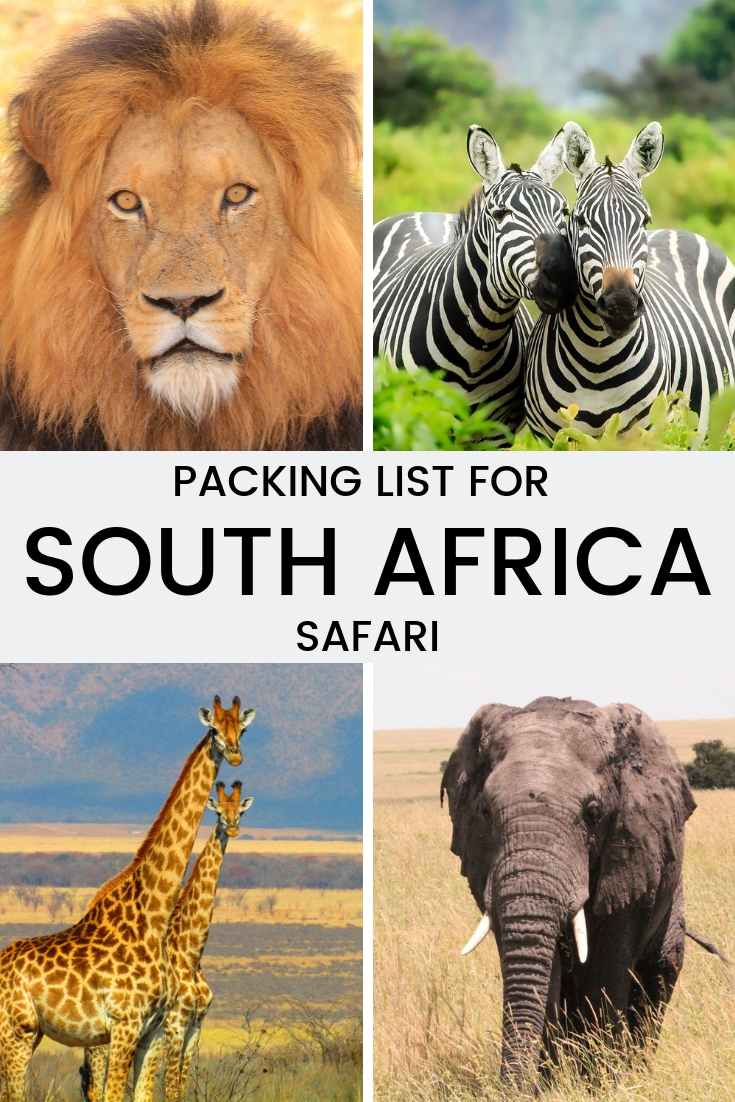 paklijst safari zuid afrika