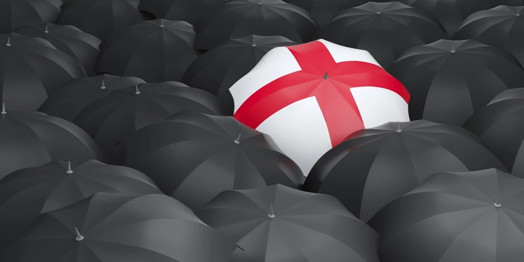 England flag umbrella