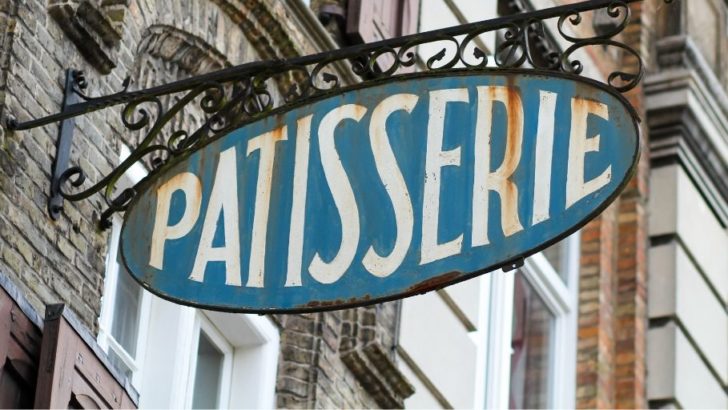 FRENCH SHOPPING VOCABULARY - PATISSERIE SIGN