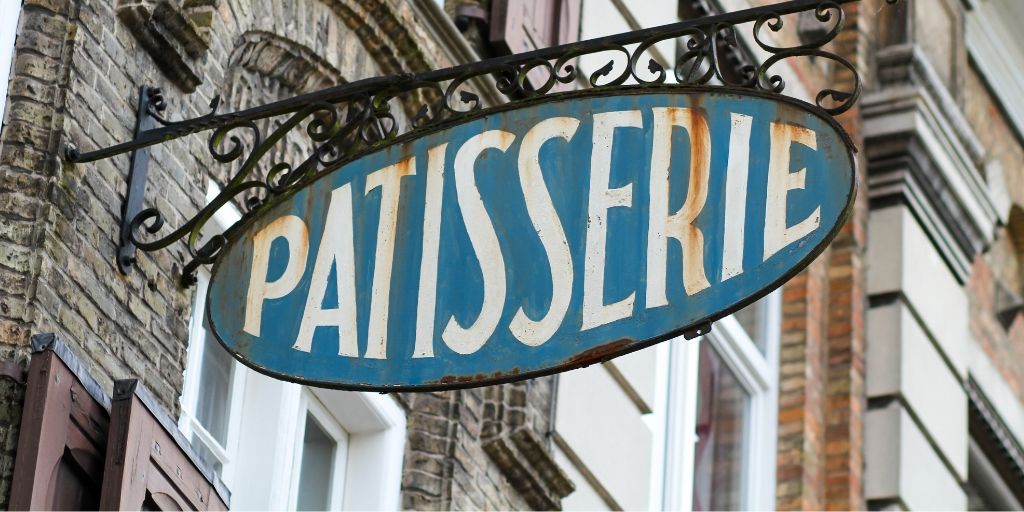 FRENCH SHOPPING VOCABULARY - PATISSERIE SIGN