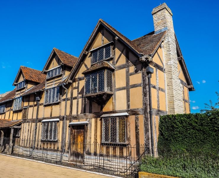 The home of William Shakespeare in Stratford upon Avon a popular UK bucket list destination