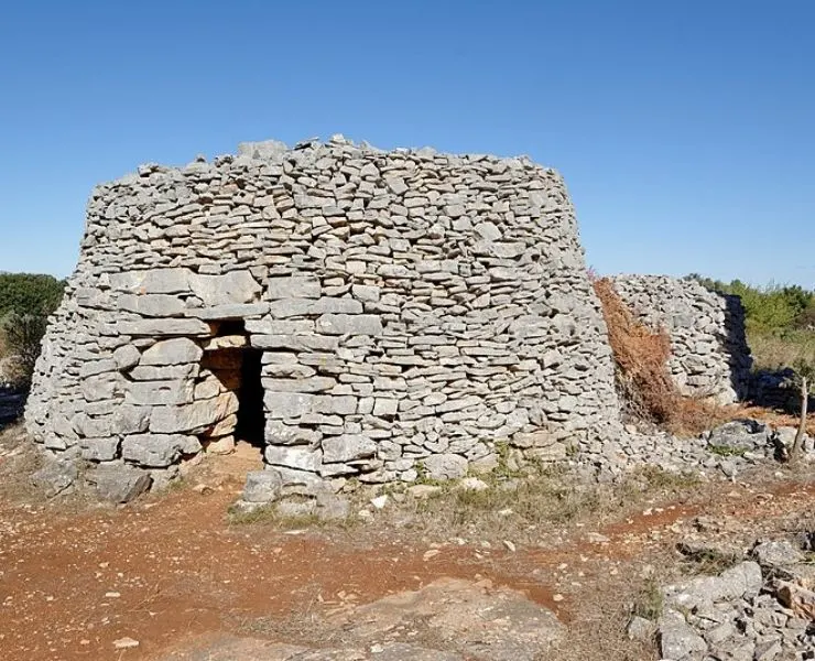 Stone building on Zadar in Croatia.