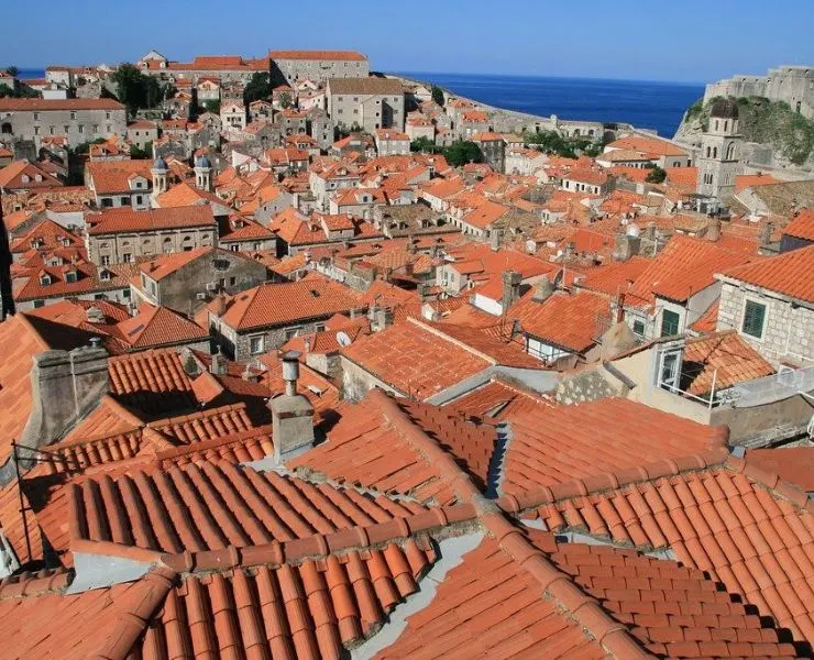 Dubrovnik rooftops.