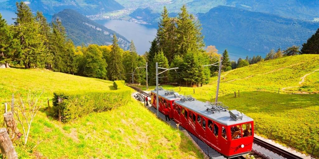 Mt Pilatus cog railway