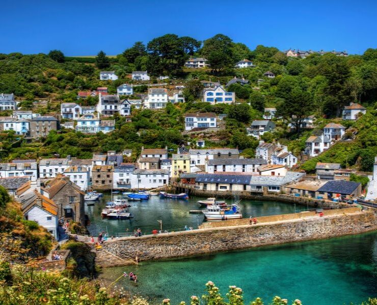 Cornish fishing village.