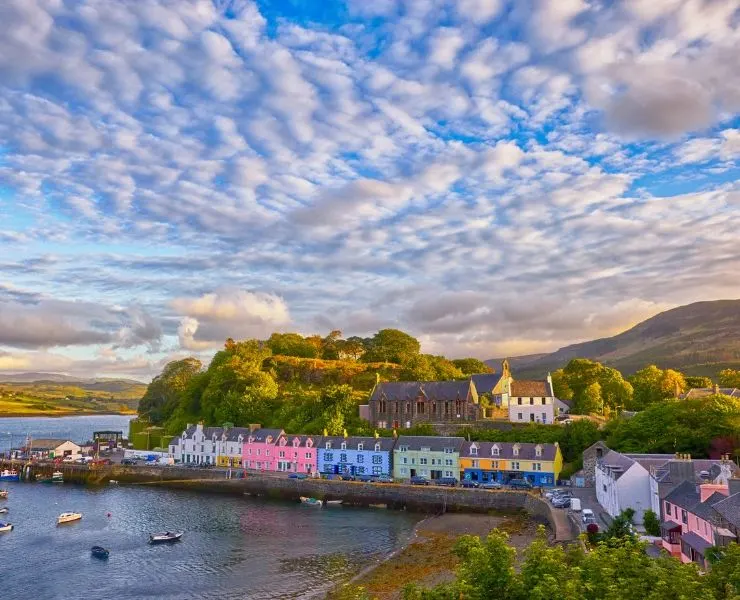 The town of Portree is a must in any Isle of Skye itinerary.