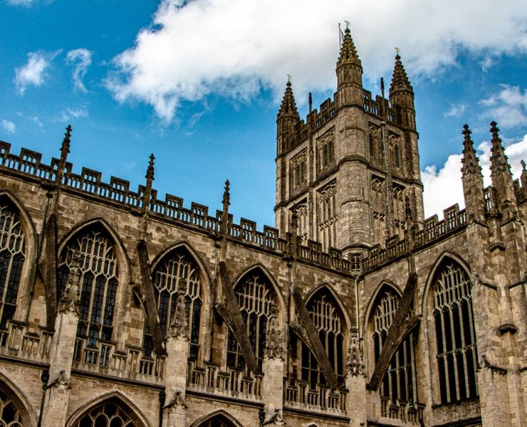 Bath Abbey in Bath England