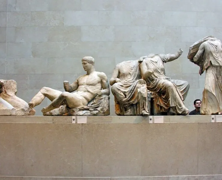 Ancient statues at the British Museum