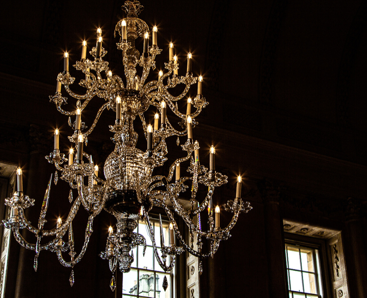 Inside the Assembly Rooms in Bath