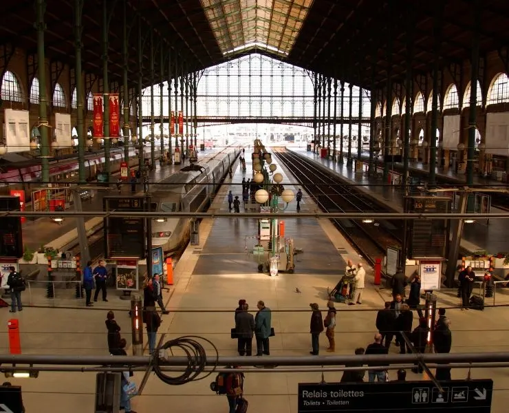 Gare du Nord in Paris.