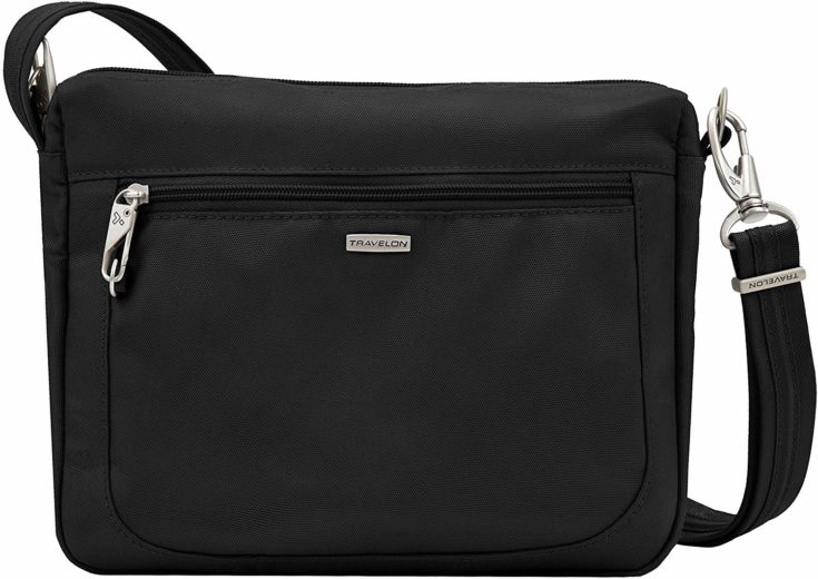 Details about   Travelon Anti-Theft Sapphire Hobo Crossbody Handbag with RFID NEW! 