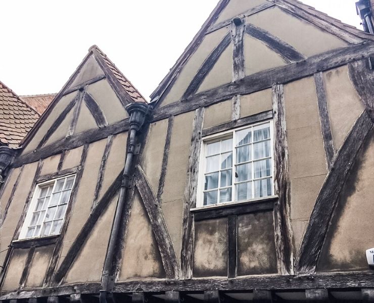 Old houses in York England