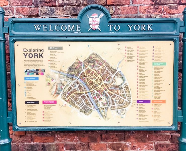 Map of York