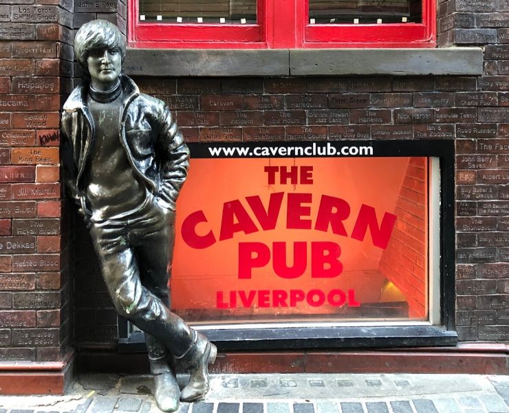 Statue of John Lennon outside the Cavern Club