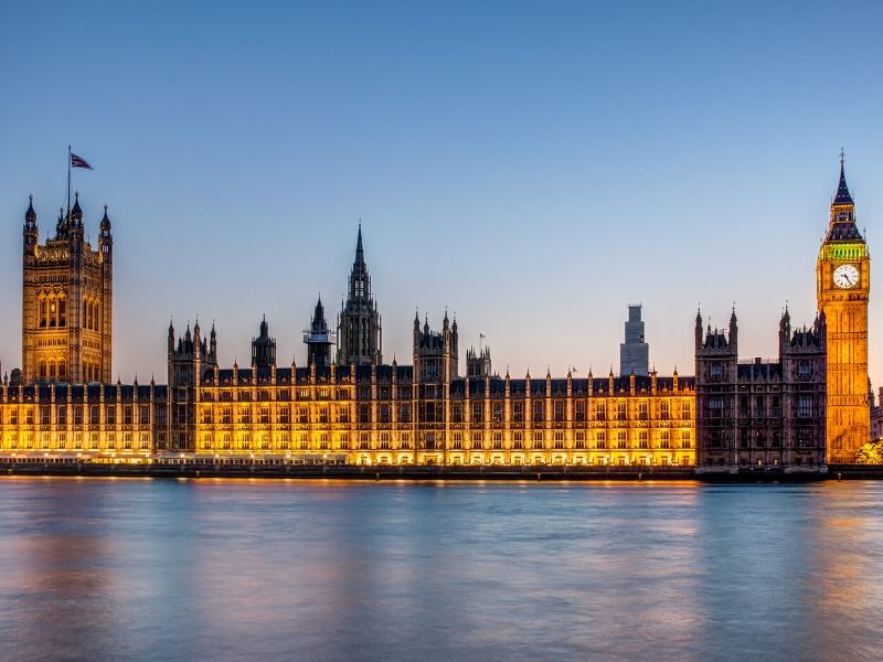 Houses of Parliament in London