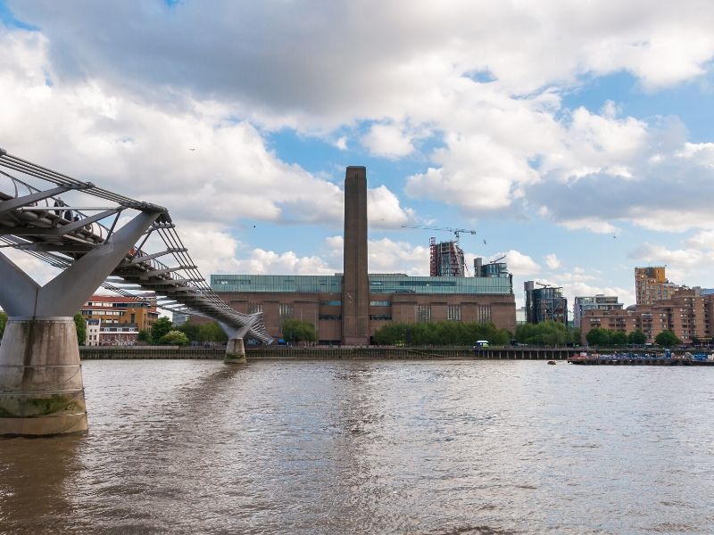 A view of the Tate modern in London