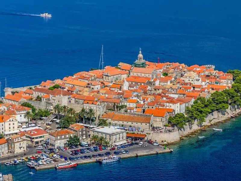 Korcula Town in Croatia