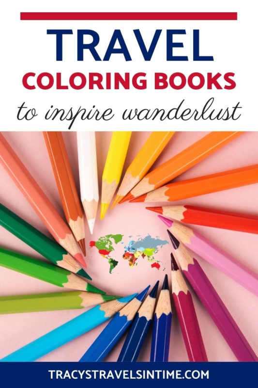 Travel coloring books to inspire wanderlust
